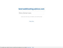 Tablet Screenshot of best-webhosting-advice.com